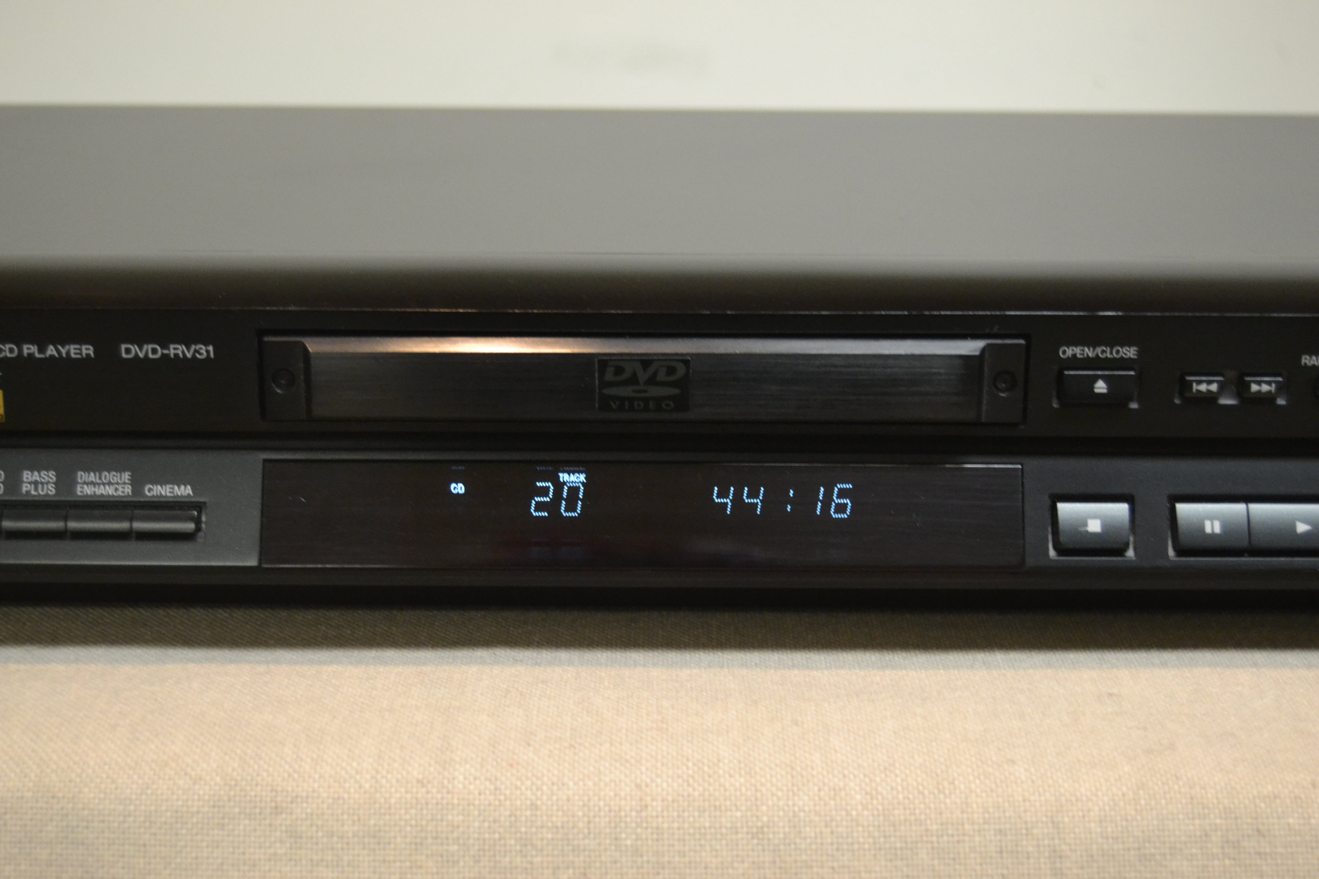 Panasonic DVD-D31 CD/DVD Single Player – The Turntable Store