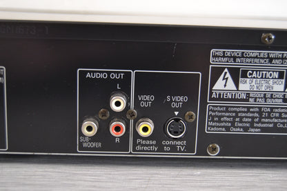 Panasonic DVD-RV30 Single CD/DVD Player