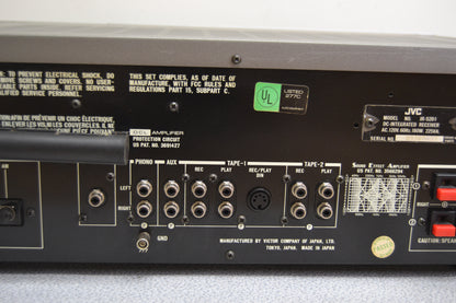 JVC JR-S201  DC Integrated Stereo Receiver (1978) * 35W RMS *