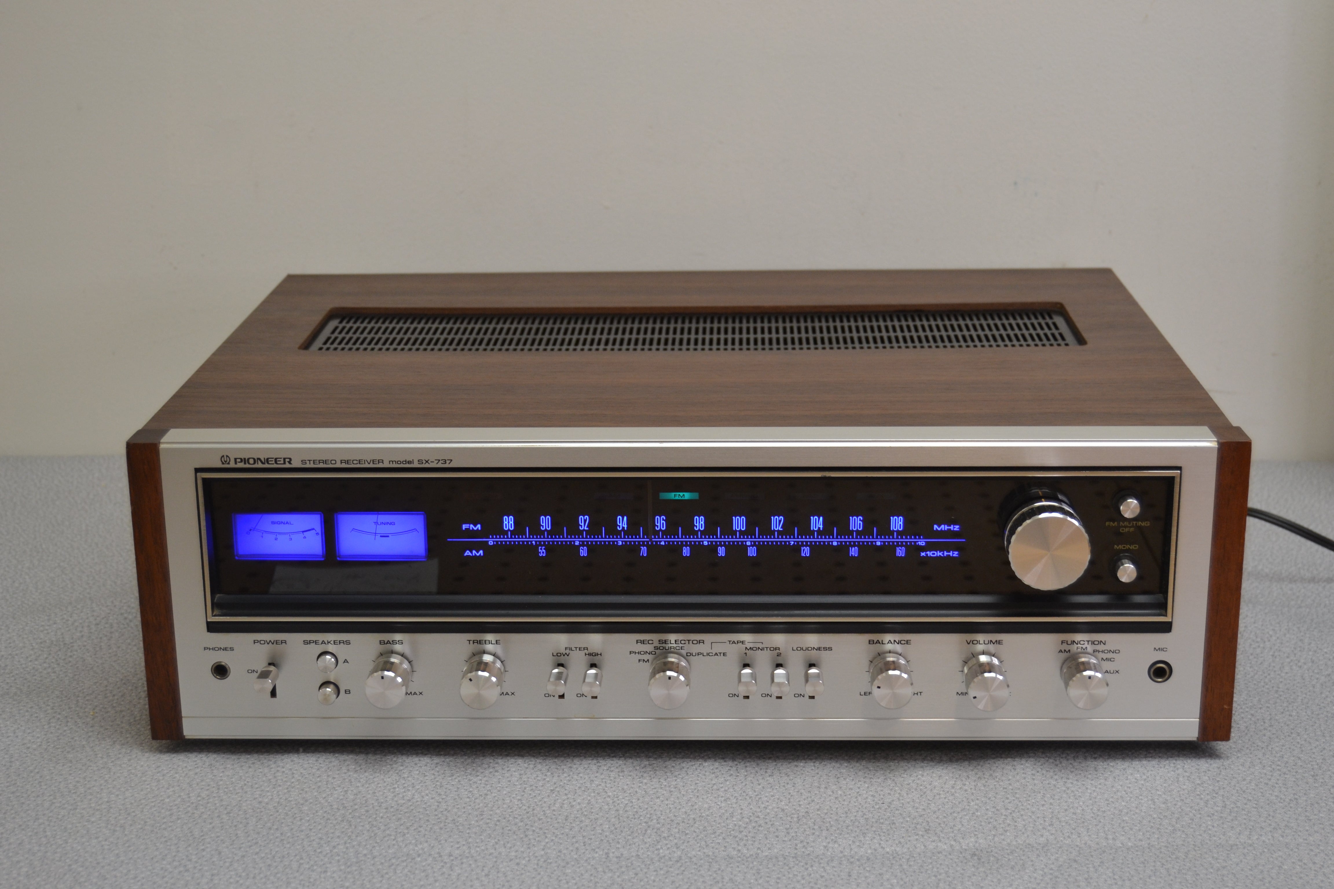 Pioneer SX-737 Stereo Receiver * Fully Serviced * Led Upgrade * Weak Tuner * 35W RMS