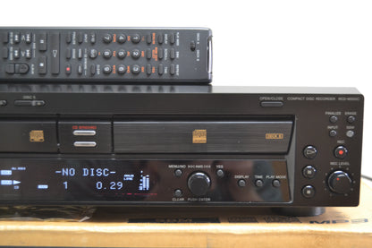 Sony RCD-W500C Cd Changer and CD Recorder * Remote * Box * Fully Serviced * New Belts !