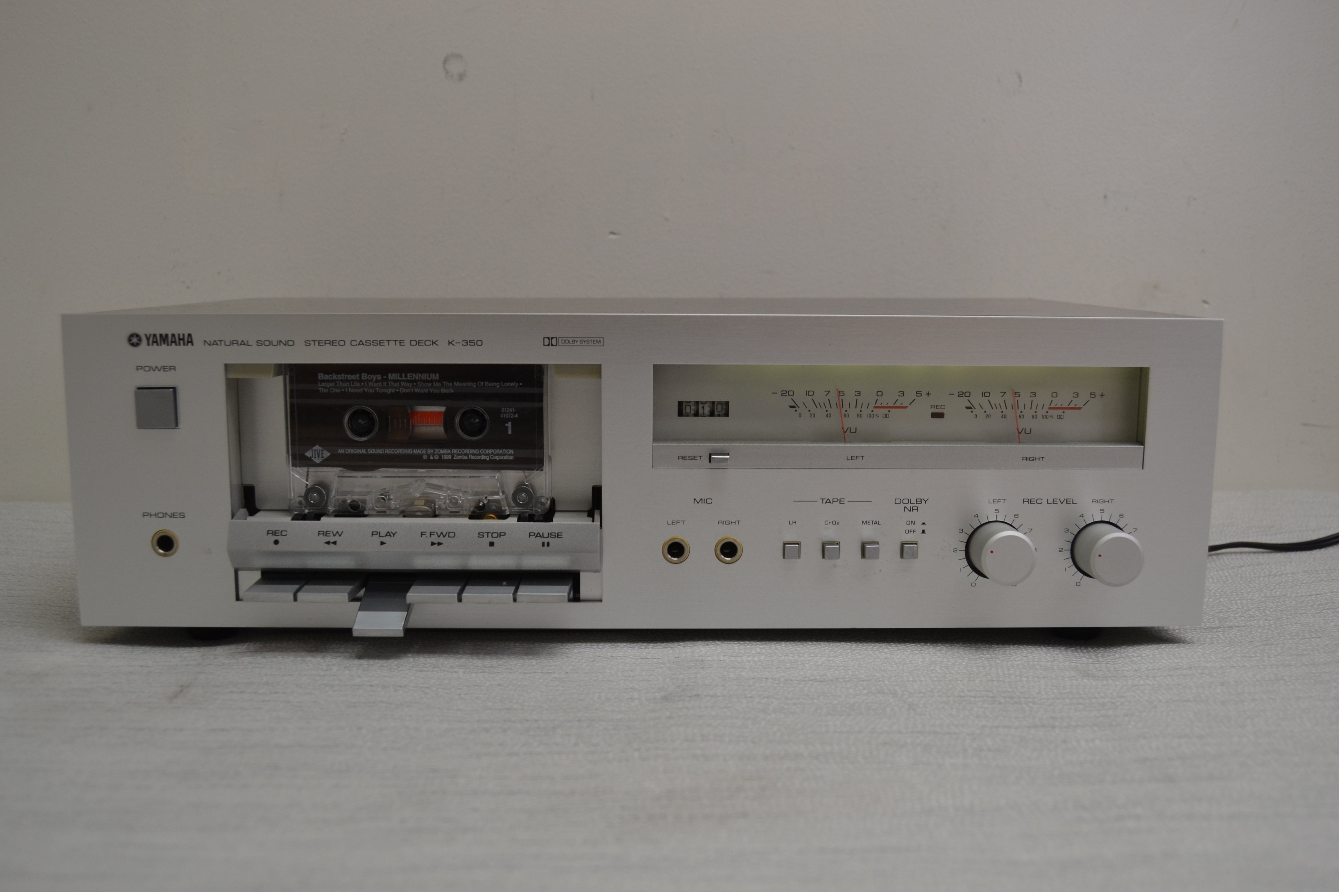Yamaha K-350  Single Cassette Deck * Fully Serviced * new Belts !