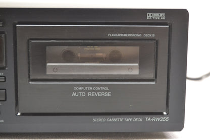 Onkyo TA-RW255 Double Cassette Deck * Fully Serviced * New Belts