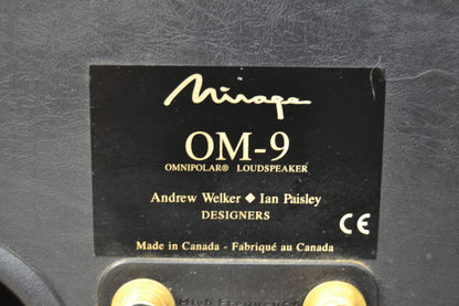 Mirage OM-9 Omni-polar Floor Standing Speakers