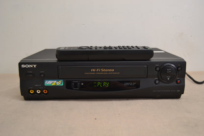 Sony SLV-N55 Video Cassette Recorder * Remote Control * Box * Fully Serviced