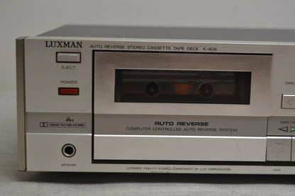 Luxman K-406 Single Cassette Deck * Fully Serviced * New Belts