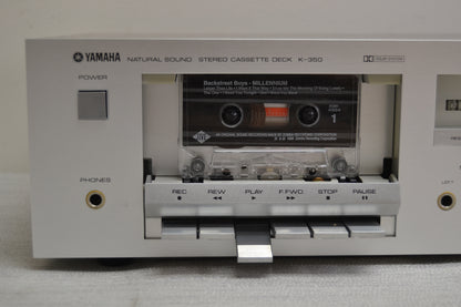 Yamaha K-350  Single Cassette Deck * Fully Serviced * new Belts !