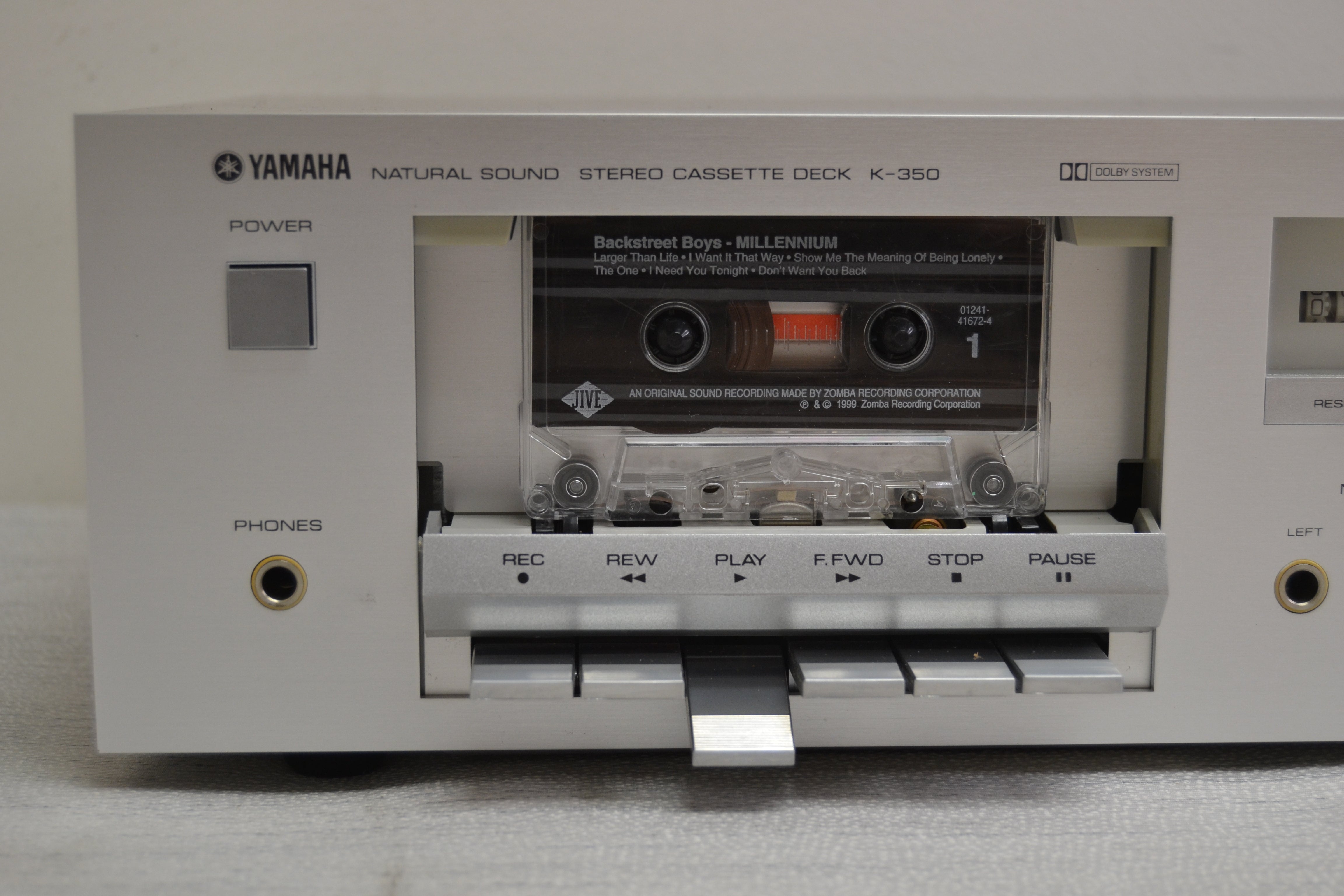Yamaha K-350  Single Cassette Deck * Fully Serviced * new Belts !