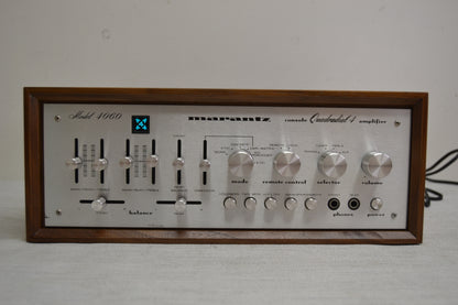 Marantz 4060 Stereo Integrated Amplifier * 30W RSM * Fully Serviced * NEW Heiukko Solid Wood Case