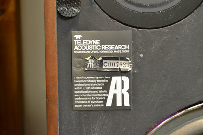 Acoustic Research AR12 Floor Standing Speakers * Recapped and Fully Serviced *