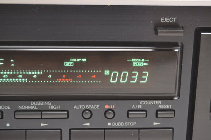 Onkyo TA-RW255 Double Cassette Deck * Fully Serviced * New Belts