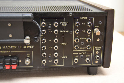 McIntosh MAC4200 Stereo Receiver * 75W RMS * Recapped and Rebuilt * 1986