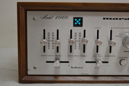 Marantz 4060 Stereo Integrated Amplifier * 30W RSM * Fully Serviced * NEW Heiukko Solid Wood Case