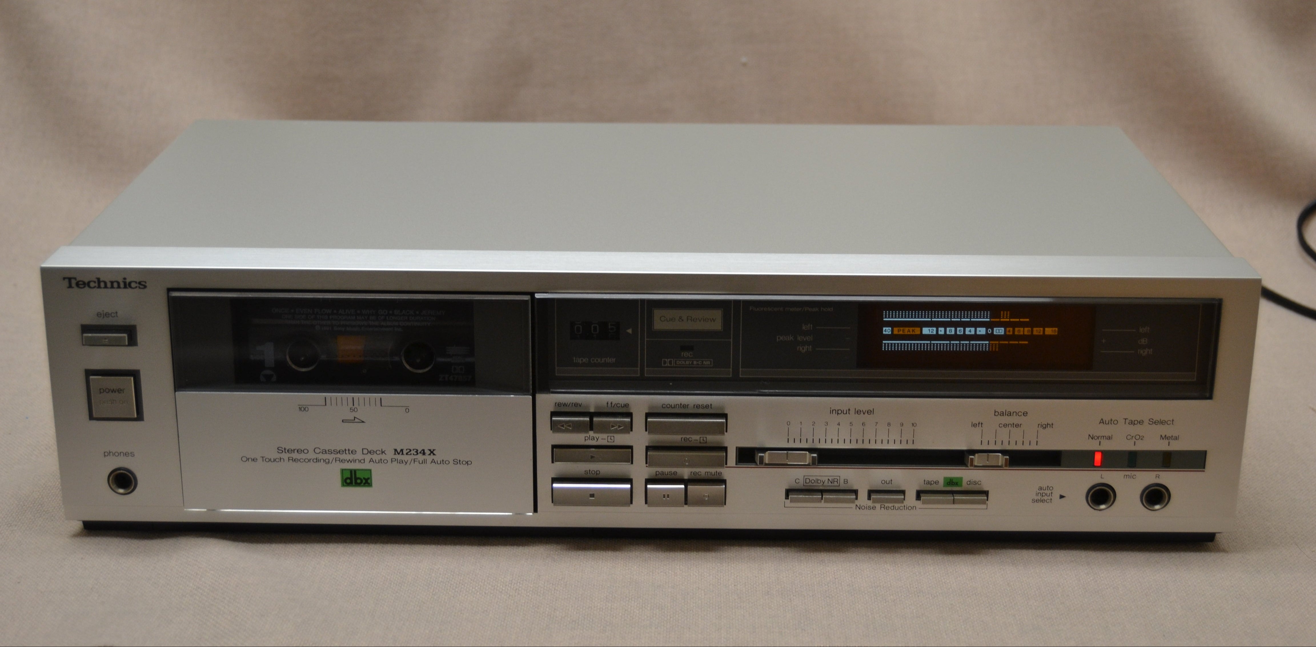 Technics RS-M234X Single Cassette Deck * Fully Serviced * New