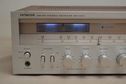 Hitachi SR-504 Stereo Receiver * 27W RMS * 1979