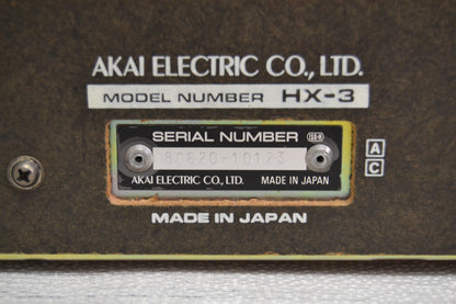 Akai HX-3 Single Cassette Deck * Fully Serviced * New Belts