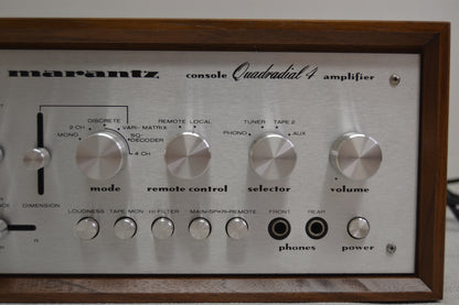 Marantz 4060 Stereo Integrated Amplifier * 30W RSM * Fully Serviced * NEW Heiukko Solid Wood Case