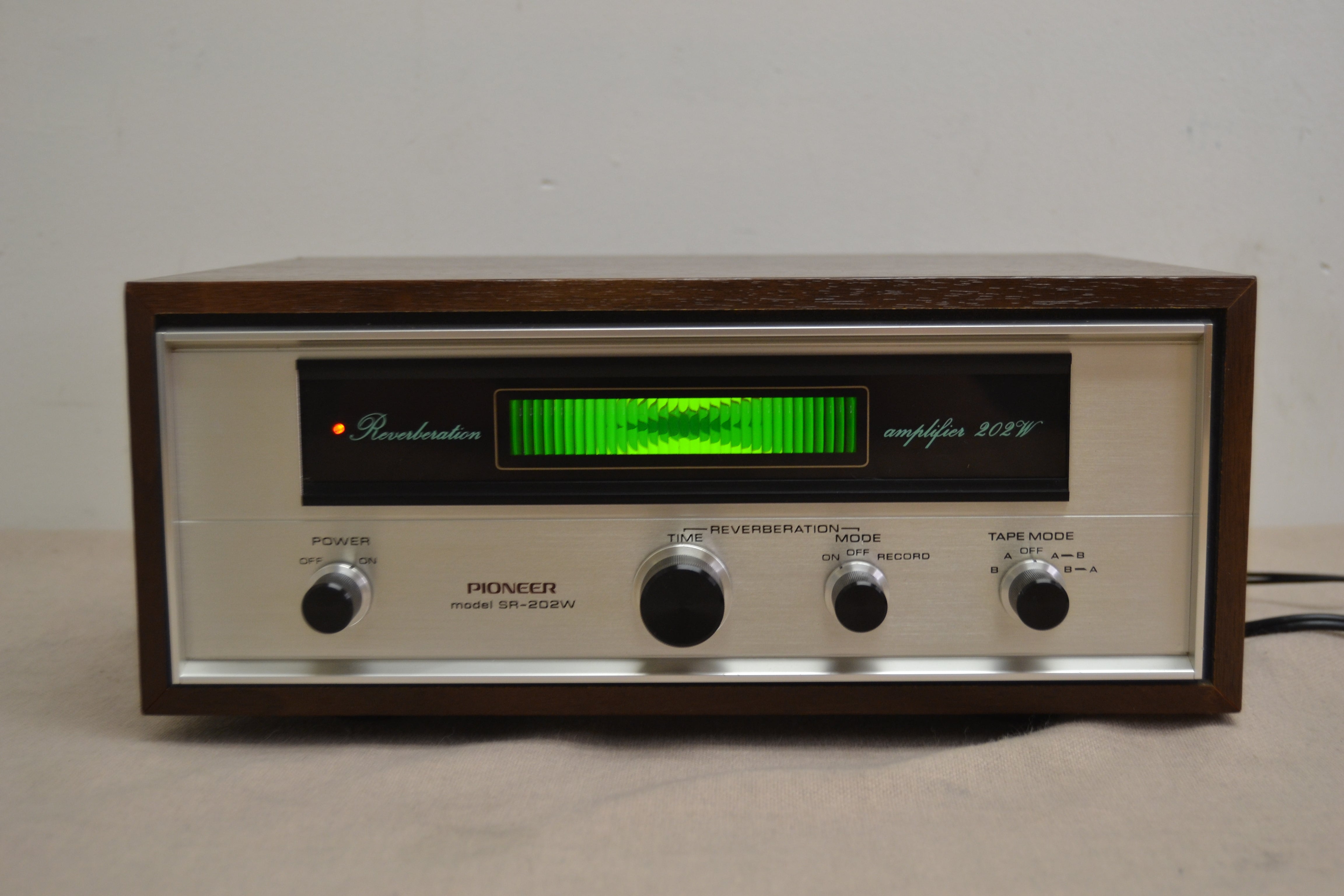 Pioneer SR-202W Reverberation Amplifier * Fully Recapped