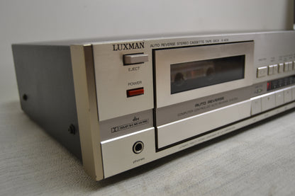 Luxman K-406 Single Cassette Deck * Fully Serviced * New Belts