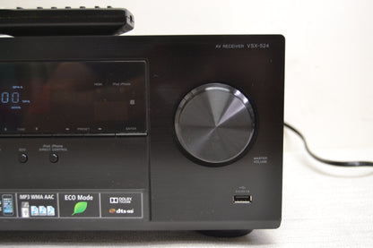 Pioneer VSX-524 Stereo Receiver * 80W RMS * Remote * Fully Serviced