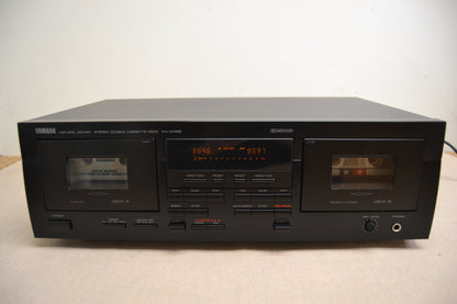 Yamaha KX-W392 Double Cassette Deck * Fully Serviced * New Belts