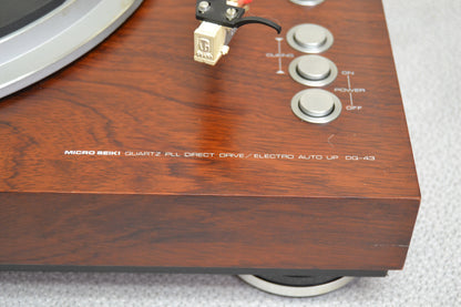 Micro Seiki DQ-43  Quartz-Locked PLL Direct-Drive Turntable