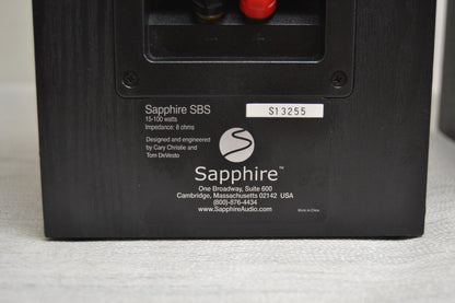 Sapphire SBS Bookshelf Speakers * Fully Serviced