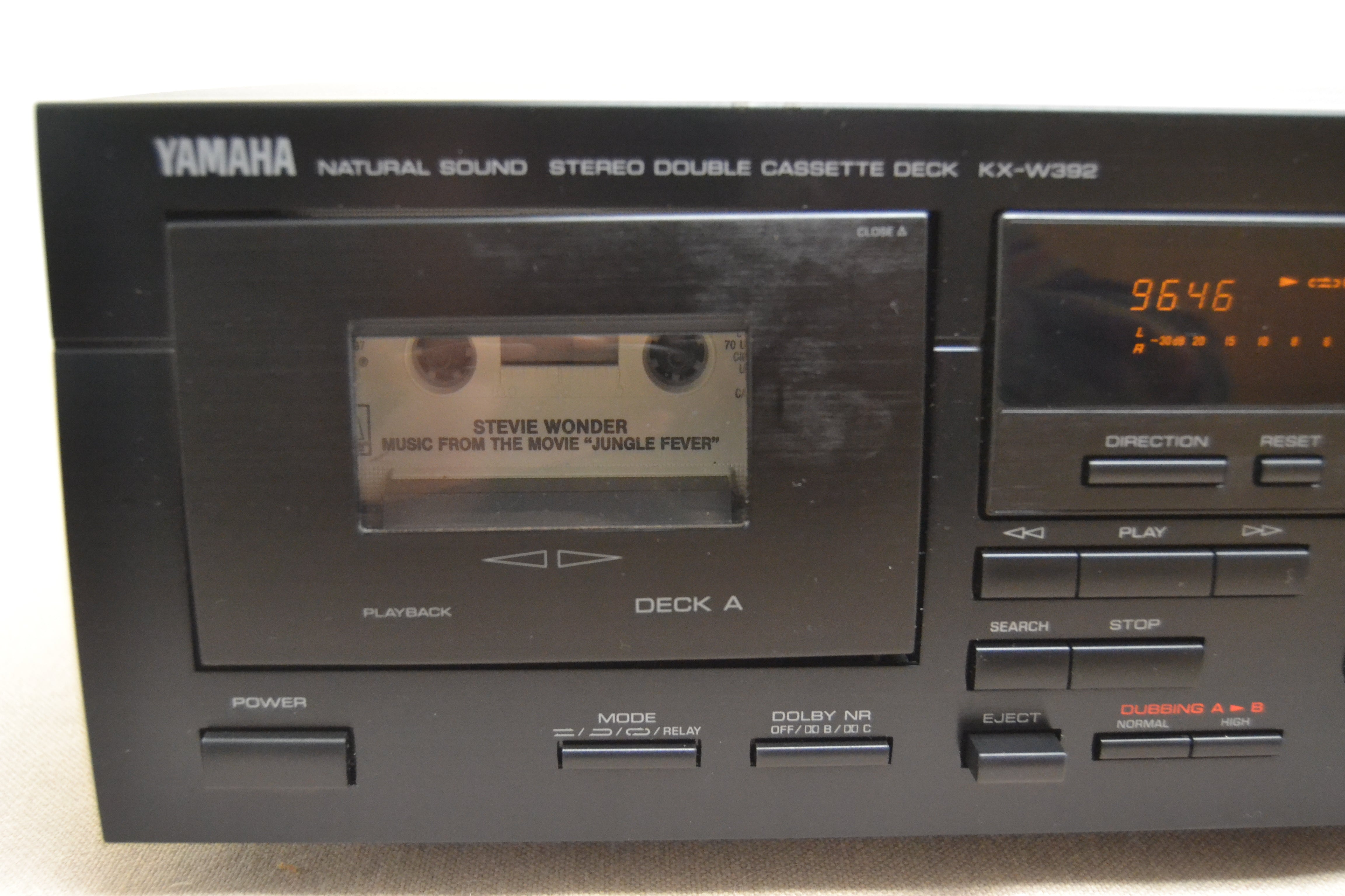 Yamaha KX-W392 Double Cassette Deck * Fully Serviced * New Belts