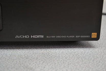 Sony BDP-S5000ES BluRay/DVD/CD Player * Remote * Manual