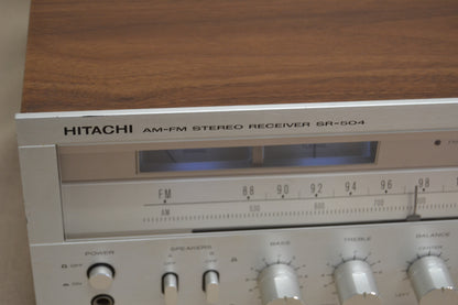 Hitachi SR-504 Stereo Receiver * 27W RMS * 1979