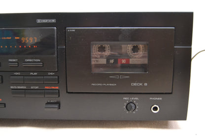Yamaha KX-W392 Double Cassette Deck * Fully Serviced * New Belts