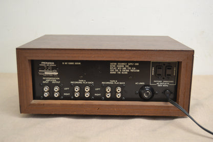 Pioneer SR-202W Reverberation Amplifier * Fully Recapped