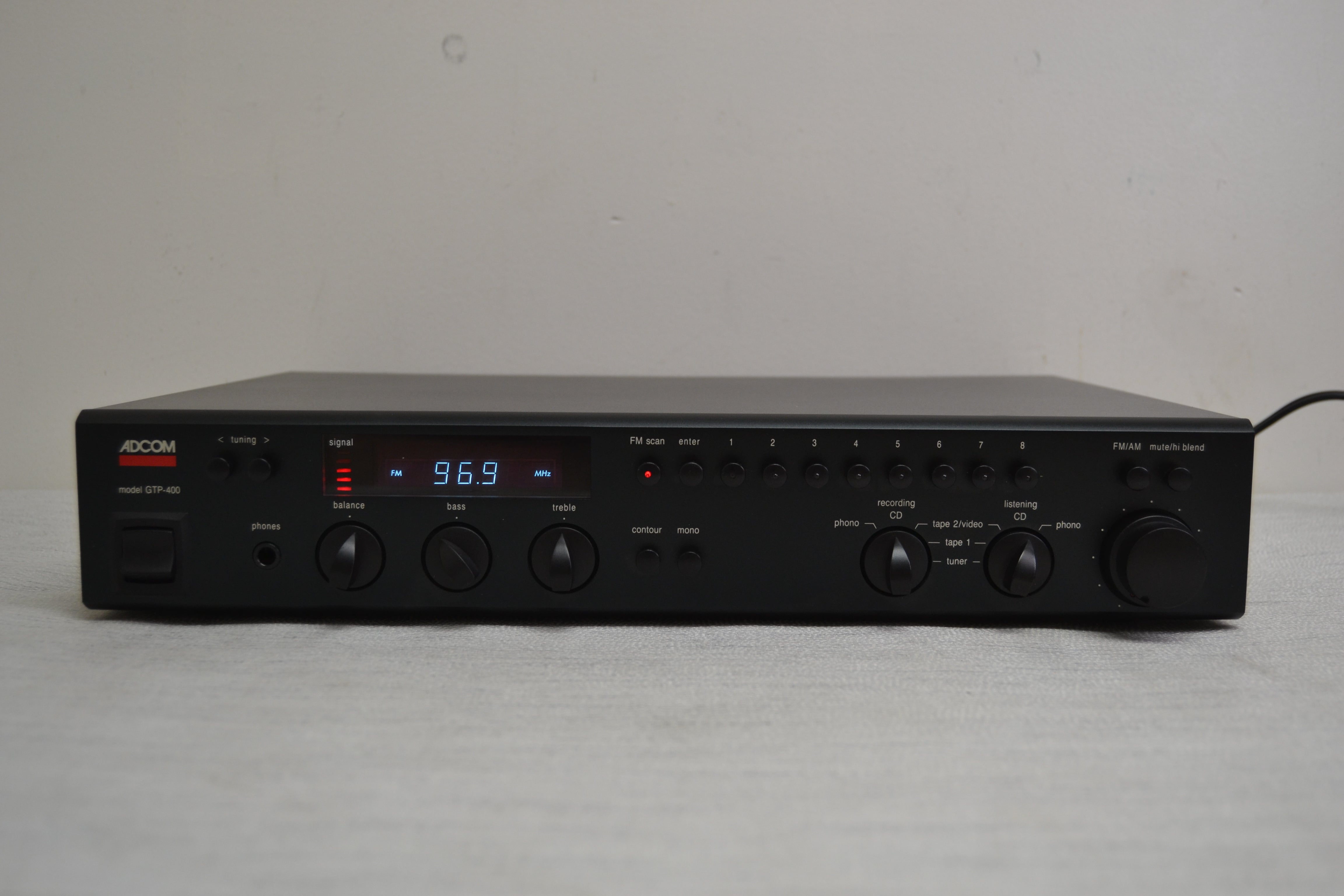 Adcom GTP-400 Stereo Preamplifier/Tuner * Box * Fully Serviced *