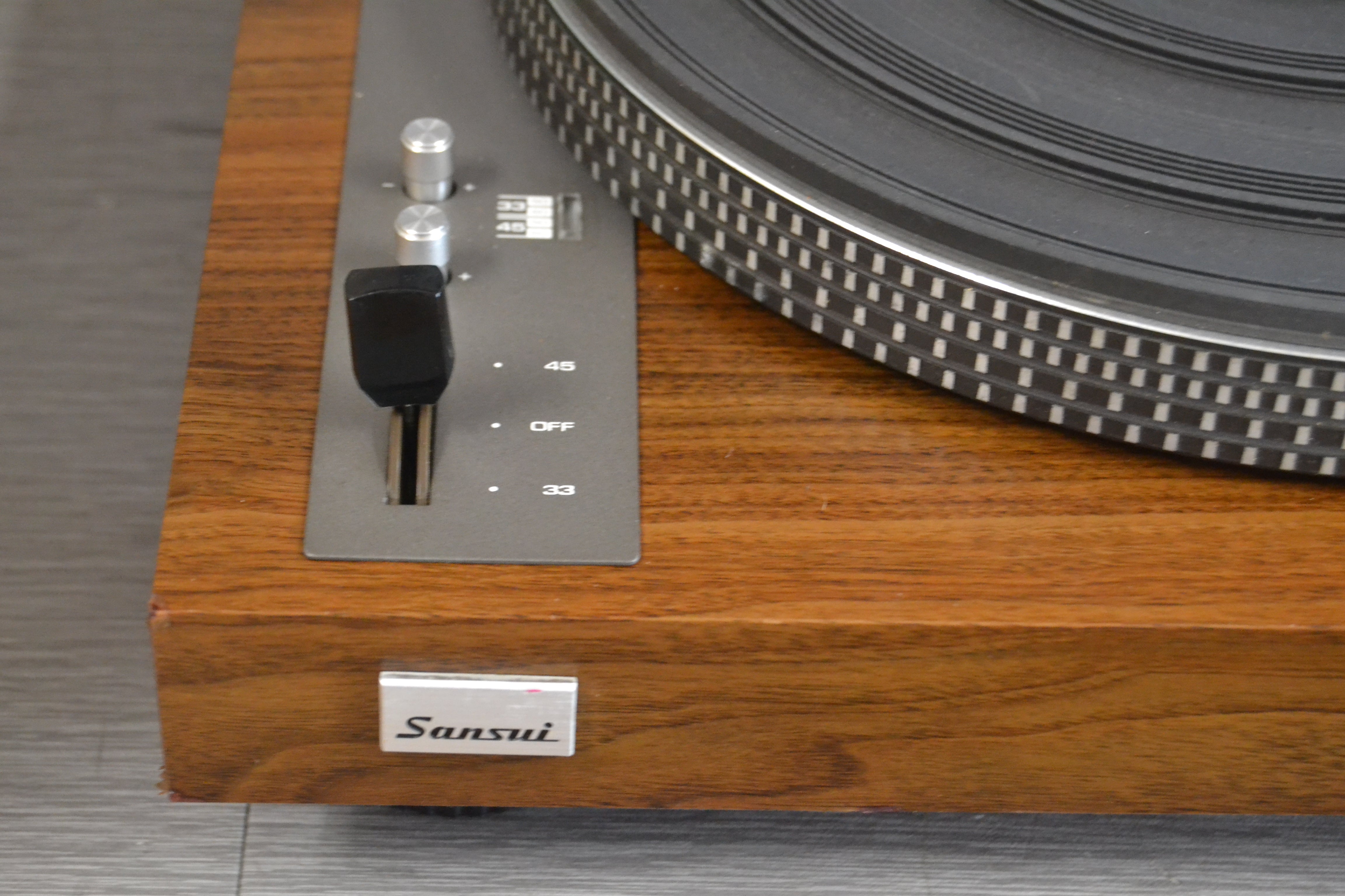 Sansui SR-626 Direct Drive Turntable with NEW Audio Technica