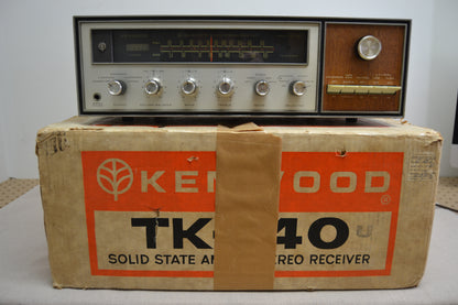 Kenwood TK-140U Stereo Receiver * 50W RMS * 1968 * Box