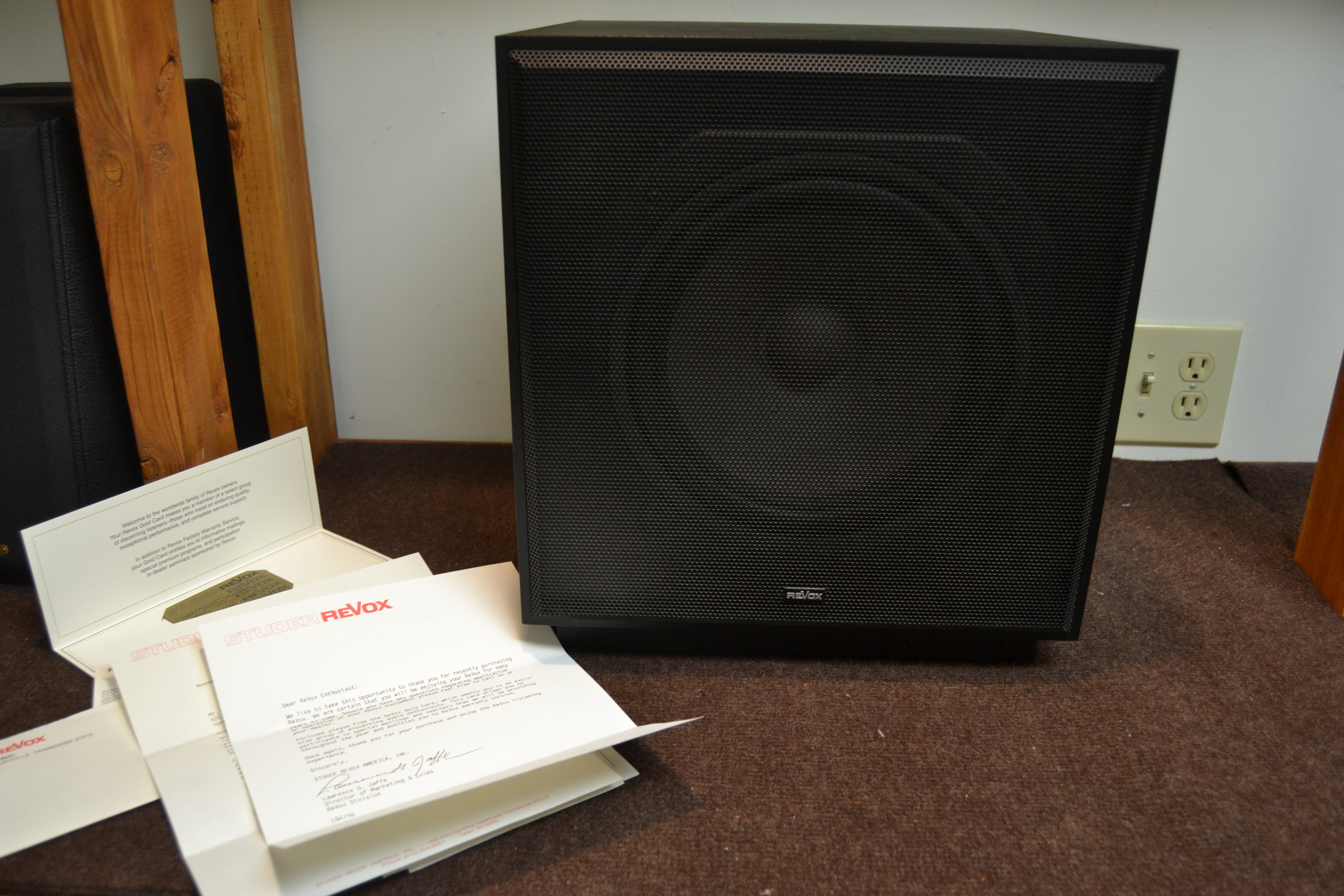 Revox Piccolo Bass - Passive Subwoofer * Manual