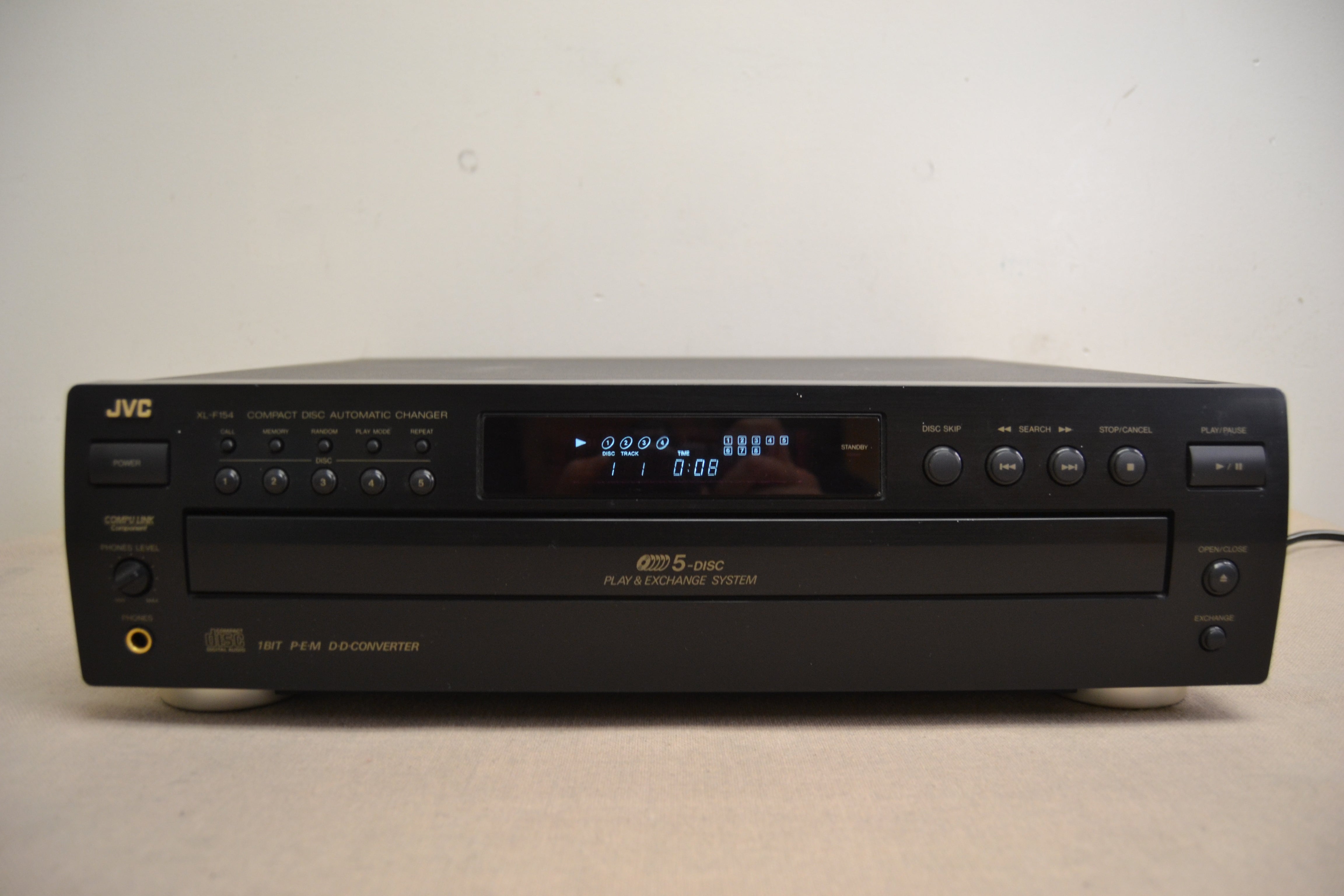JVC XL-F154 CD Carousel * 5 Disc Changer * Fully Serviced