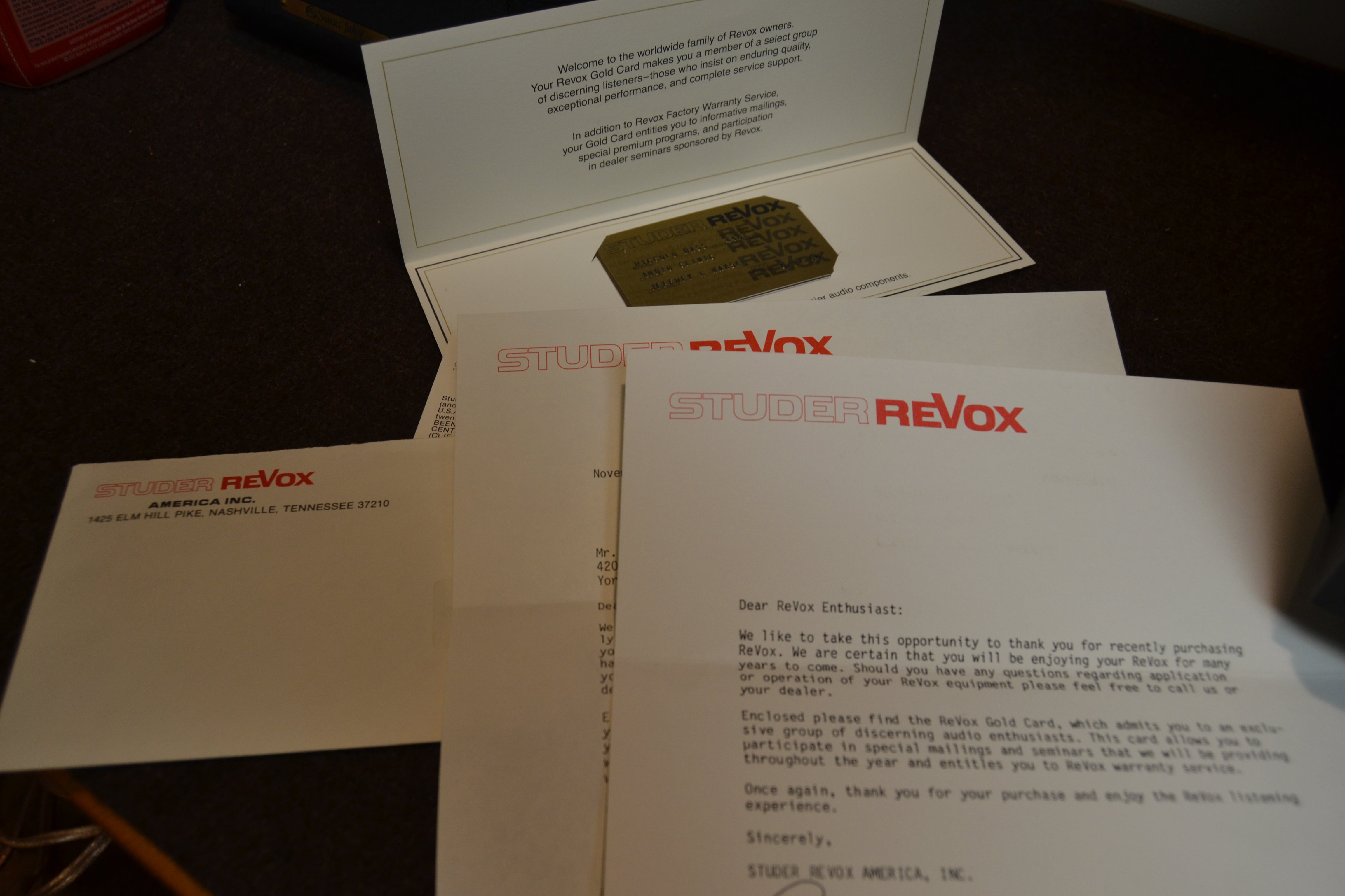 Revox Piccolo Bass - Passive Subwoofer * Manual