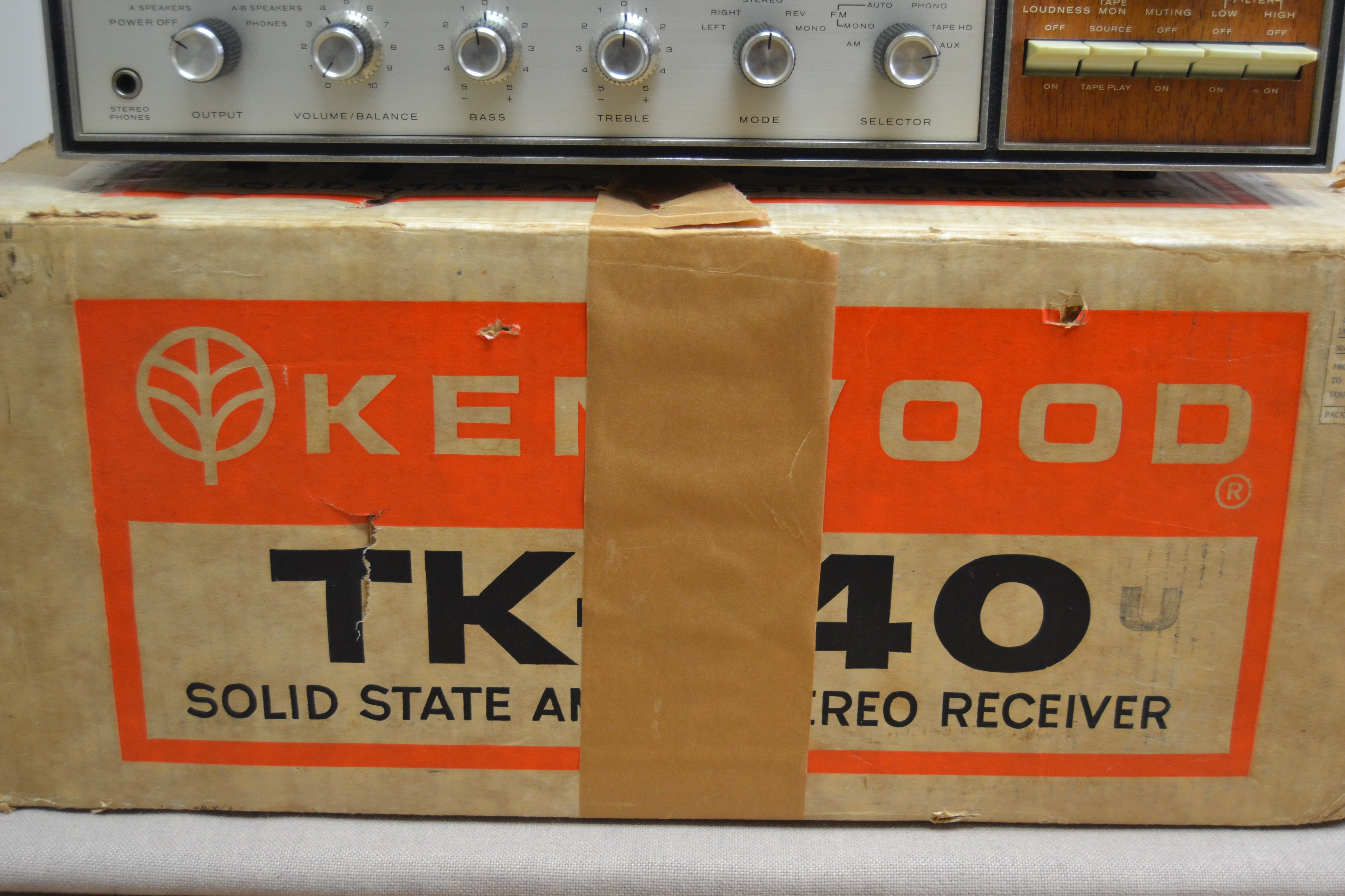 Kenwood TK-140U Stereo Receiver * 50W RMS * 1968 * Box