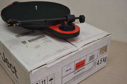 Pro-Ject Elemental Turntable * Box * Manual
