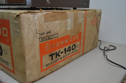 Kenwood TK-140U Stereo Receiver * 50W RMS * 1968 * Box