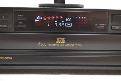 Sony CDP-C315 CD Carousel * 5 Discs * Remote * Fully Serviced