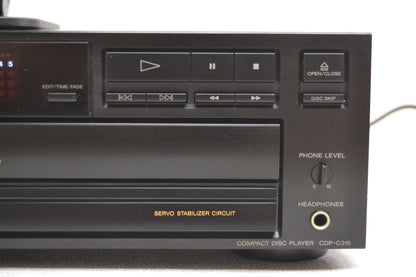Sony CDP-C315 CD Carousel * 5 Discs * Remote * Fully Serviced