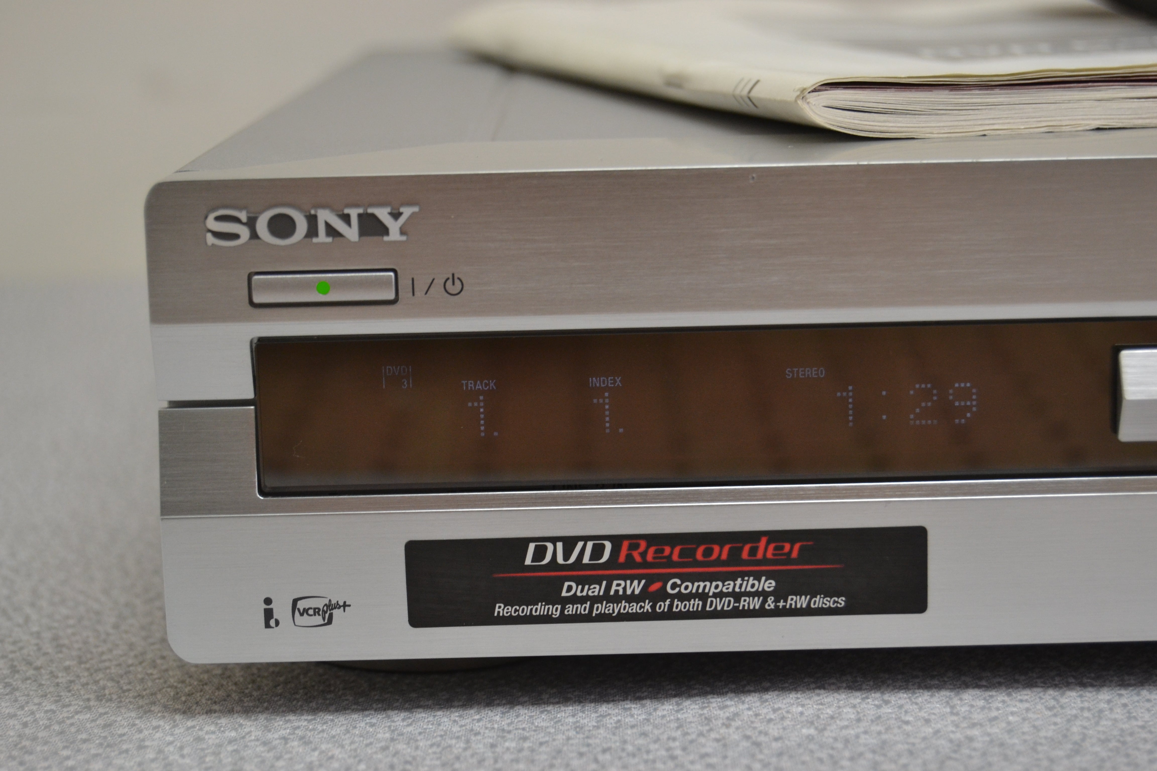 Sony RDR-GX7 DVD Recorder * Manual * Remote