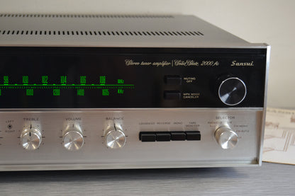 Sansui 2000A Stereo Receiver  * 1970 * 35W RMS