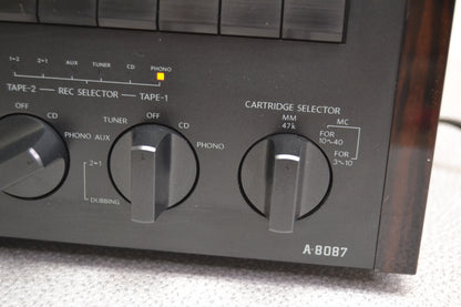 Onkyo A-8087 Integrated Stereo Amplifier * 100W RMS * 1985