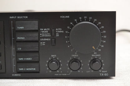 Onkyo TX-80 Stereo Receiver * 33W RMS * Fully Serviced