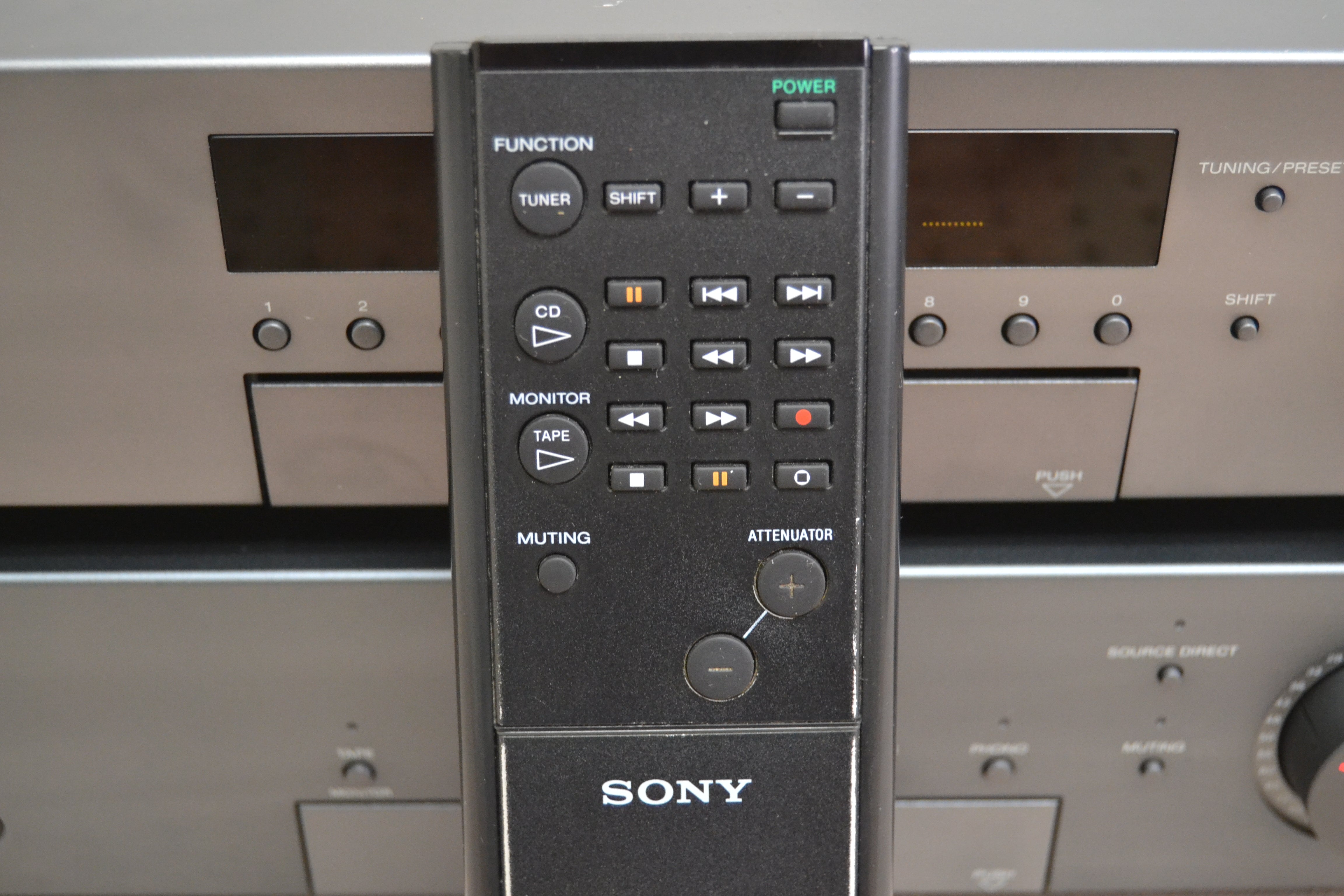 Sony Stack * TA-S7 Integrated Amplifier & ST-S7 Tuner * 50W RMS * 1992 * Remote