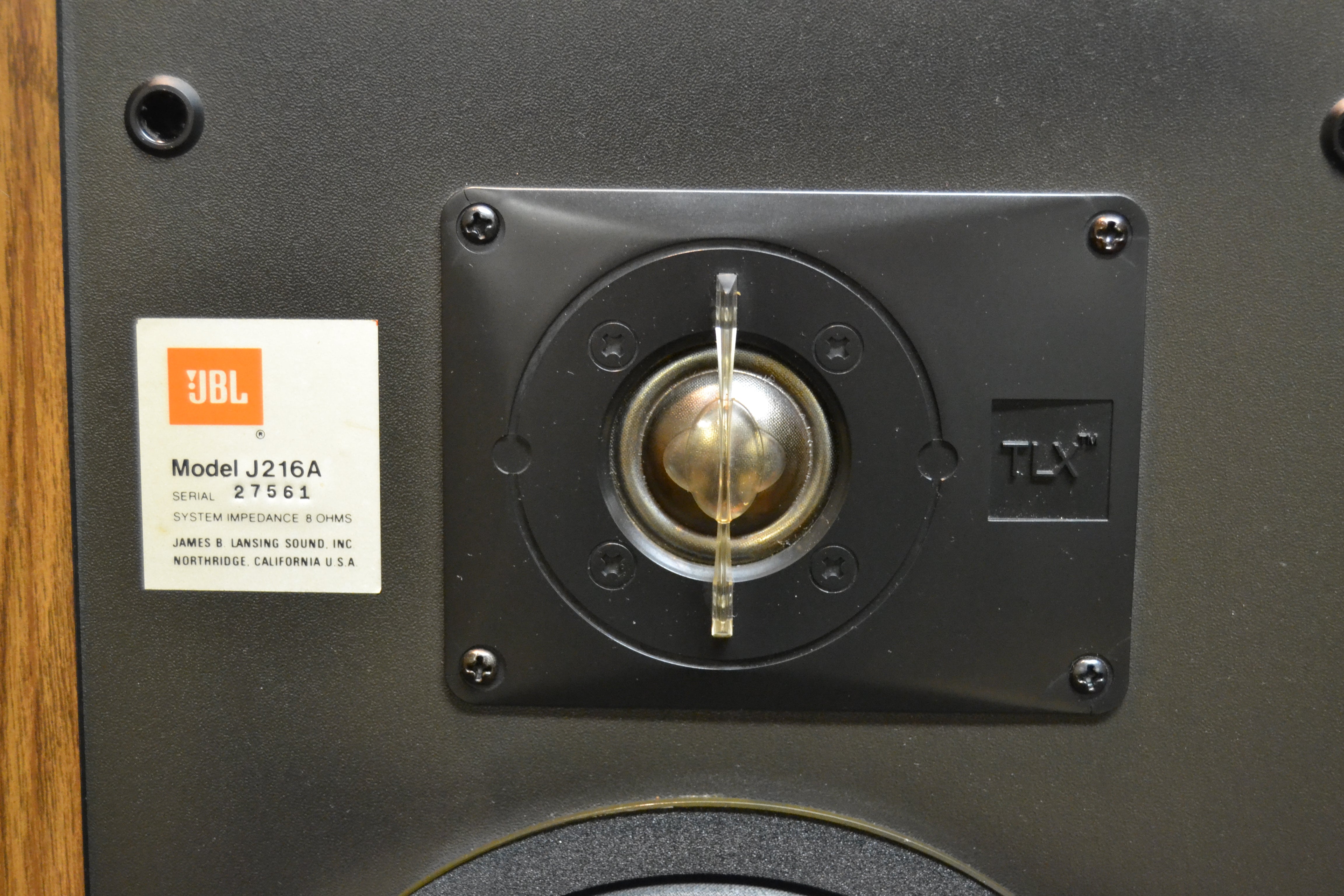 J216PRO ペア JBL Serial 30128 JBL J216 PRO Speaker featuring SANSUI G5000 Receiver