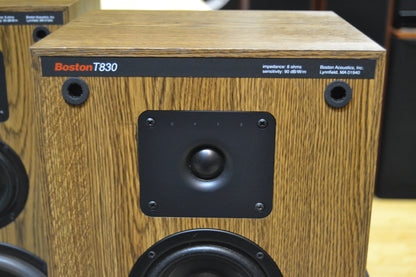 Boston Acoustics T830 Floor Standing Speakers * Refoamed 10/2025